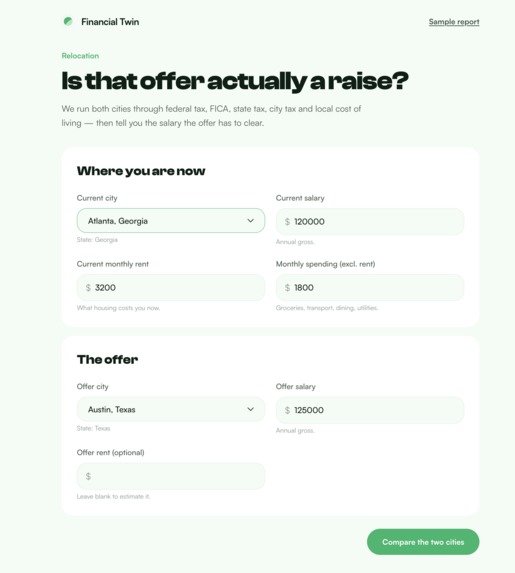 Financial Twin – screenshot 1