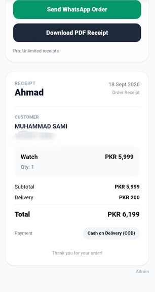 Seller Receipt pro – screenshot 5
