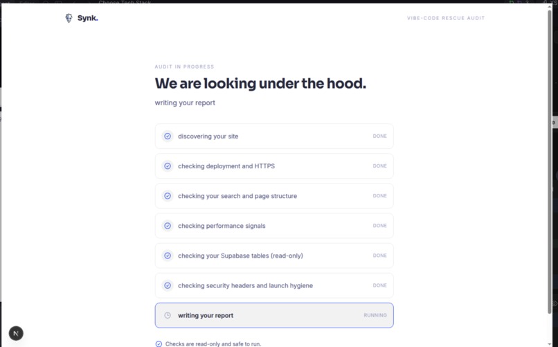 Synk – screenshot 2