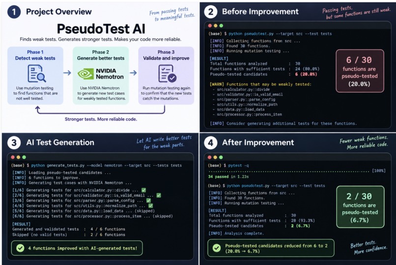 PseudoTest AI – screenshot 1