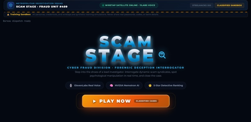 ScamStage – screenshot 1