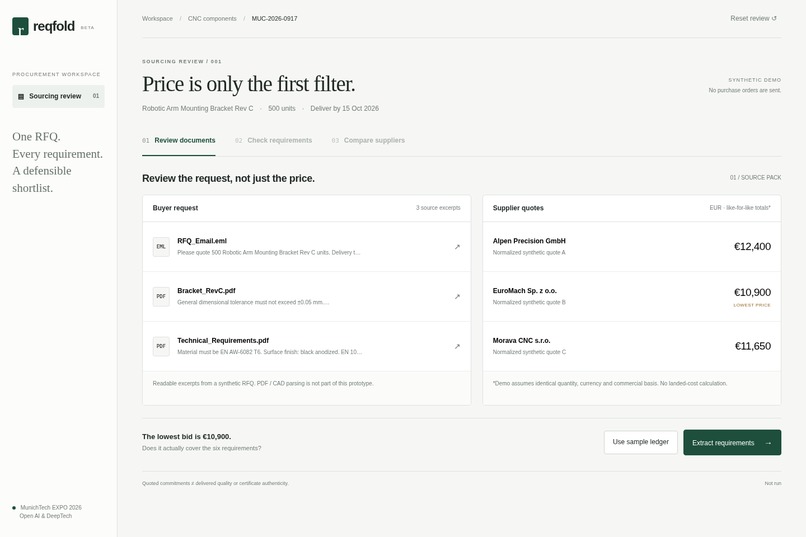 Reqfold – screenshot 3
