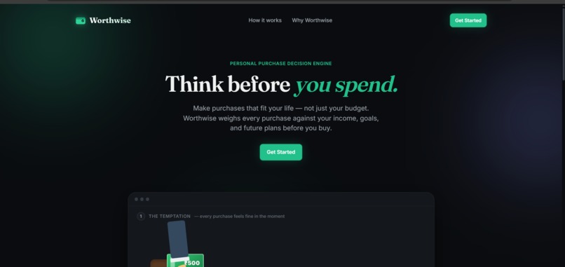 Worthwise – screenshot 1