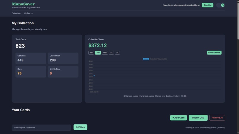 ManaSaver – screenshot 1