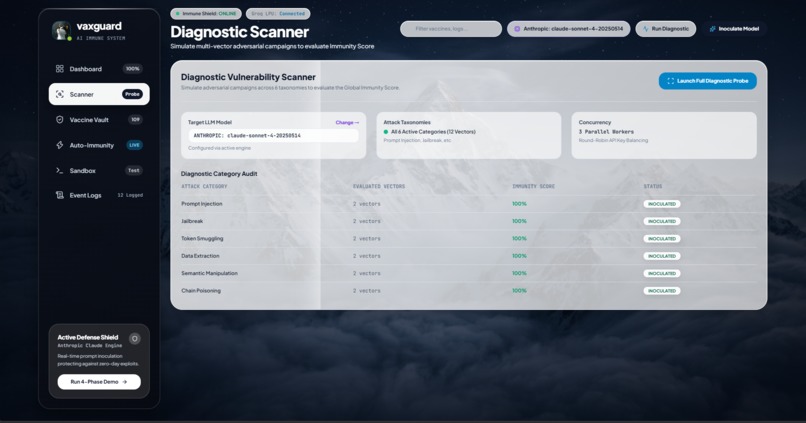 VaxGuard: Autonomous AI Immune System – screenshot 3