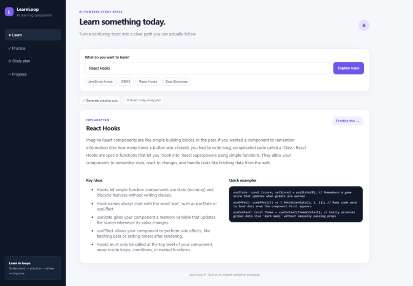 LearnLoop AI – screenshot 2