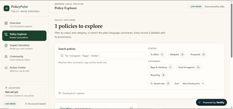 policy-pulse – screenshot 1