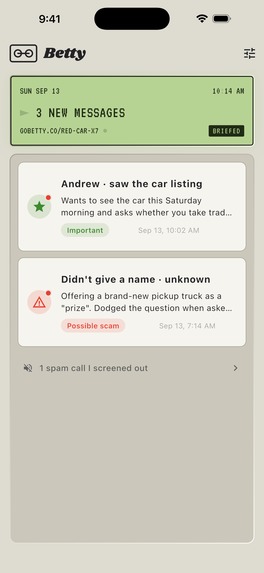 Betty — Picks Up for You – screenshot 5