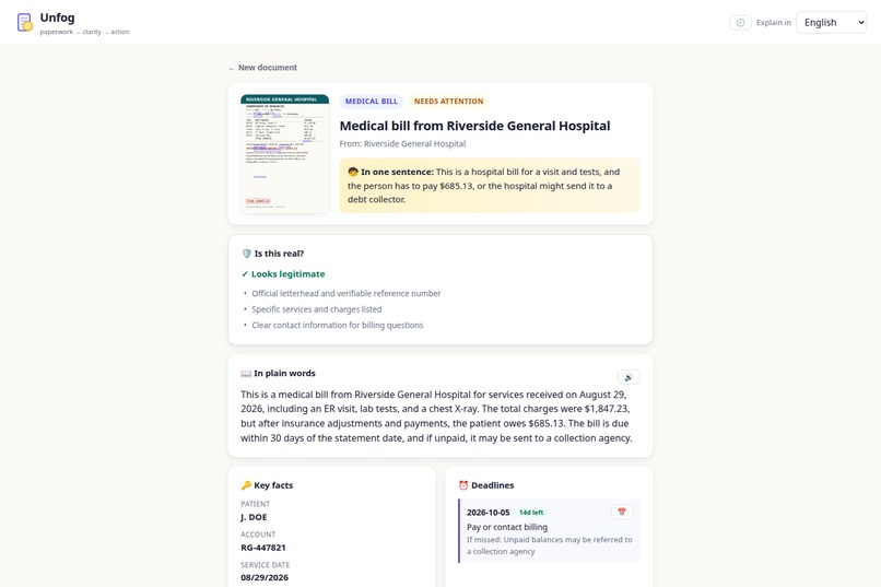 Unfog – screenshot 2