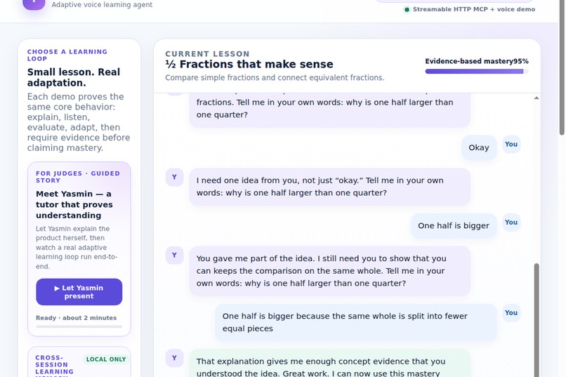 Yasmin Voice Tutor – screenshot 3