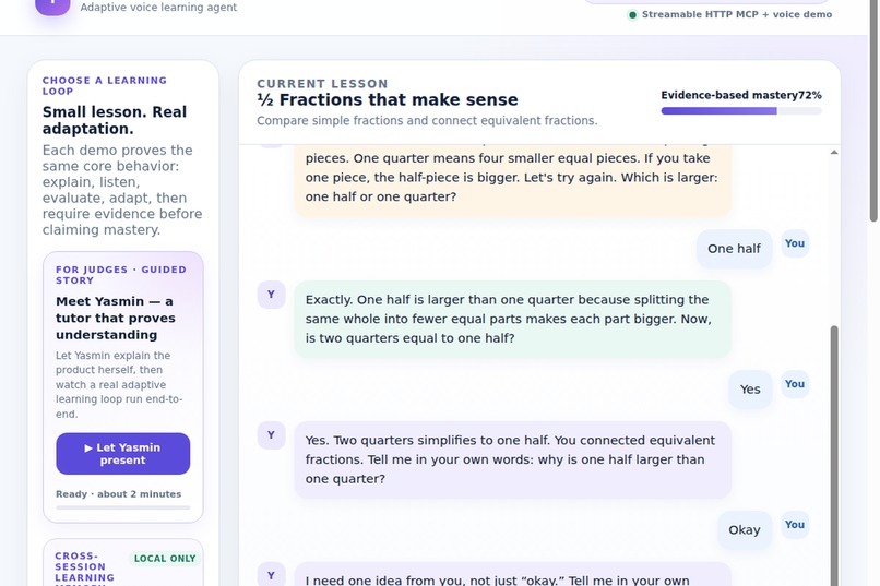 Yasmin Voice Tutor – screenshot 4