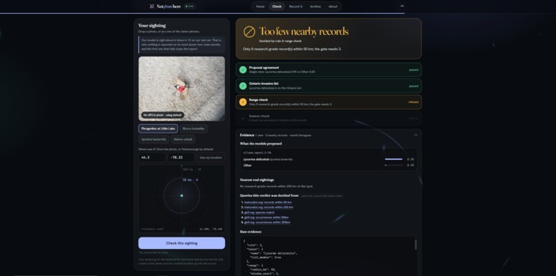 NotFromHere – screenshot 2
