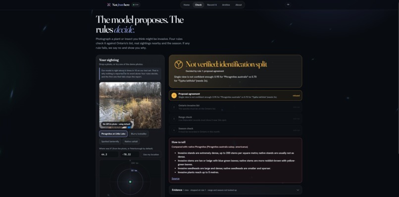 NotFromHere – screenshot 1
