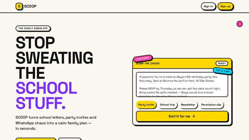 Scoop – screenshot 2