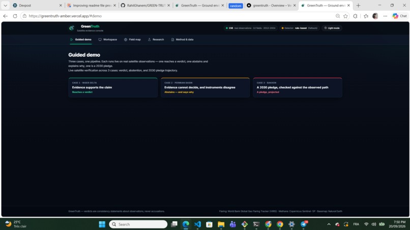 GreenTruth – screenshot 1