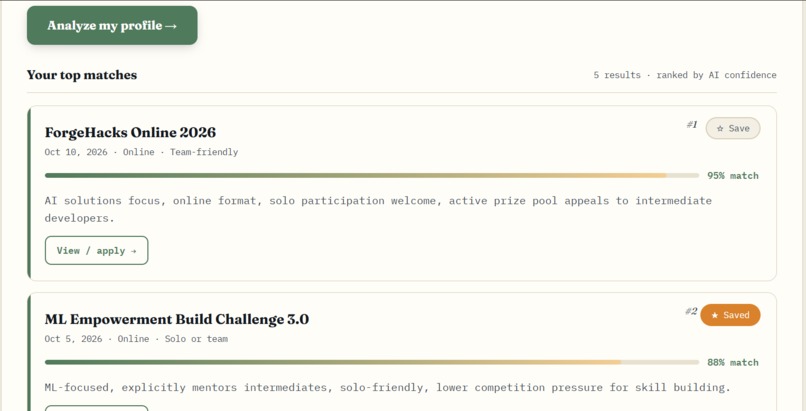 Trailhead — AI-matched opportunities. Your skill, your path. – screenshot 3