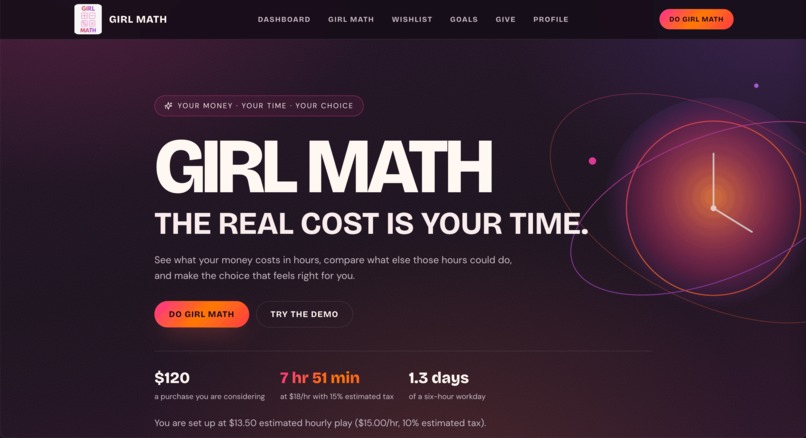 Girl Math – screenshot 1
