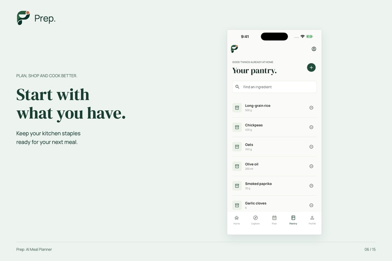 Prep – screenshot 1