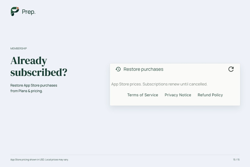 Prep – screenshot 3