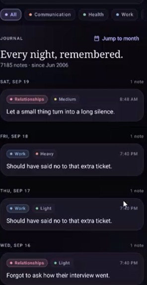 Undo — Regret Journal – screenshot 3