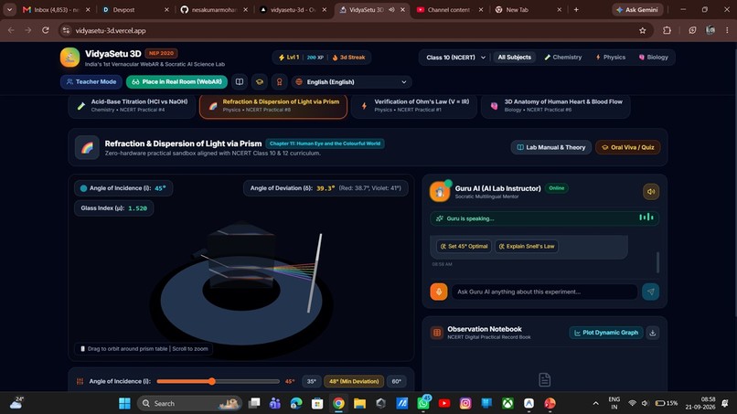 VidyaSetu 3D: Vernacular WebAR Lab – screenshot 3