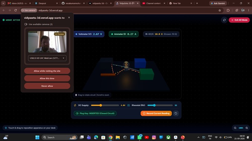VidyaSetu 3D: Vernacular WebAR Lab – screenshot 4