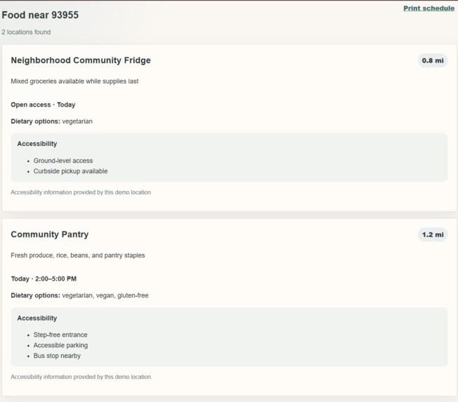 FoodMesh – screenshot 5