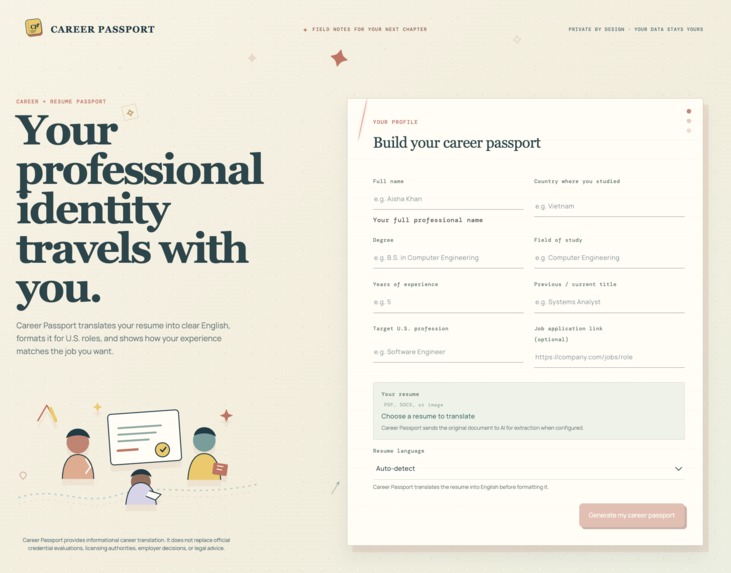 Career Passport – screenshot 1
