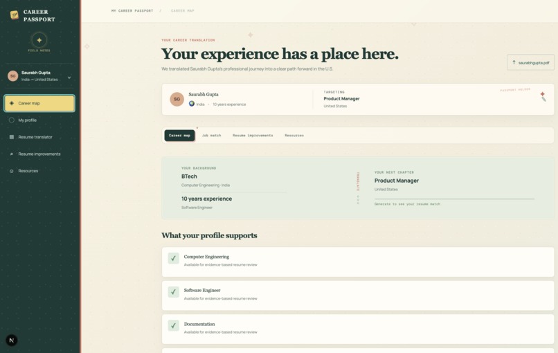 Career Passport – screenshot 2