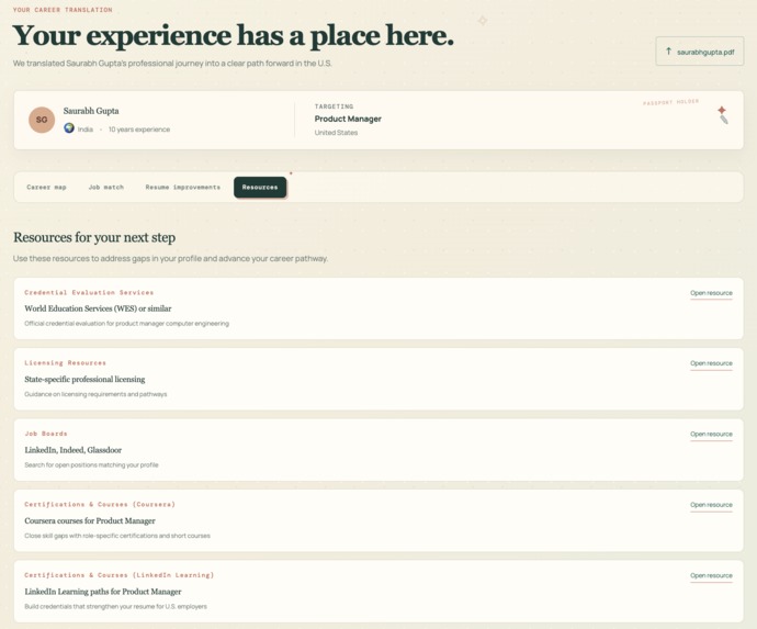 Career Passport – screenshot 5