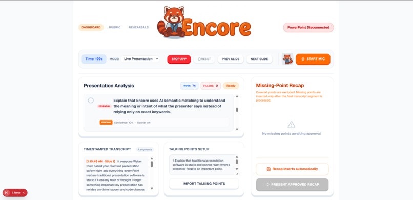 Encore – screenshot 2