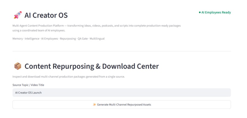 AI Creator OS – screenshot 6