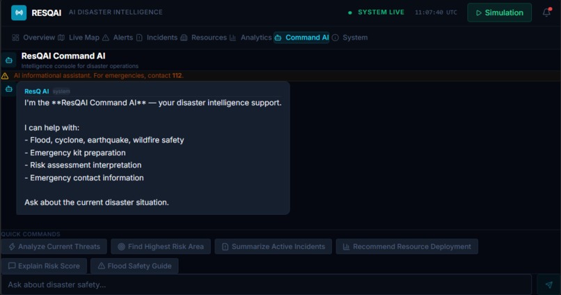 ResQAI – AI Disaster Response Platform – screenshot 3