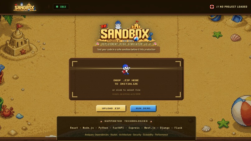 SANDBOX – screenshot 1
