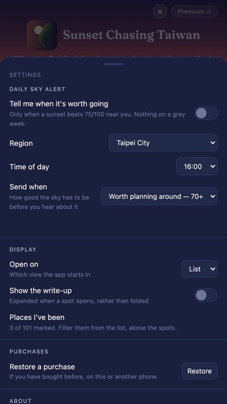 Sunset Chasing Taiwan – screenshot 2