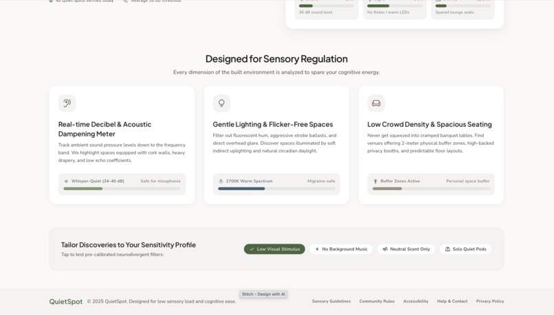 QuietSpot – screenshot 2