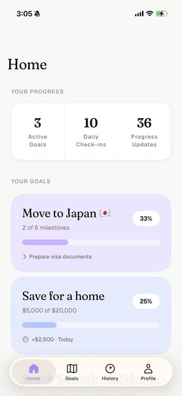 10Goals: Goal Tracker – screenshot 2