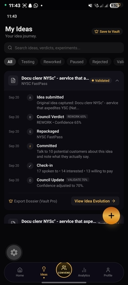 council-app – screenshot 2