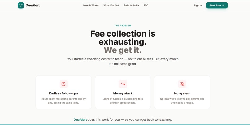 Due Alert – screenshot 1