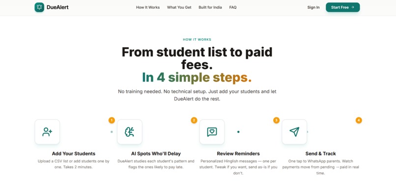 Due Alert – screenshot 2