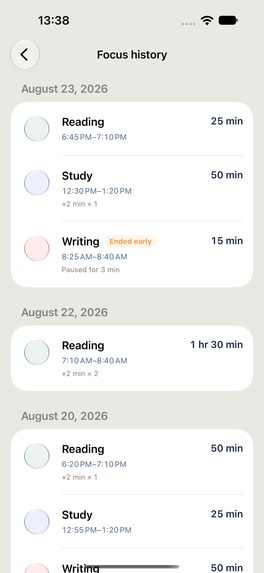 BubbleFocus – screenshot 4