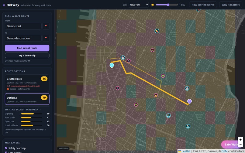HerWay – screenshot 4