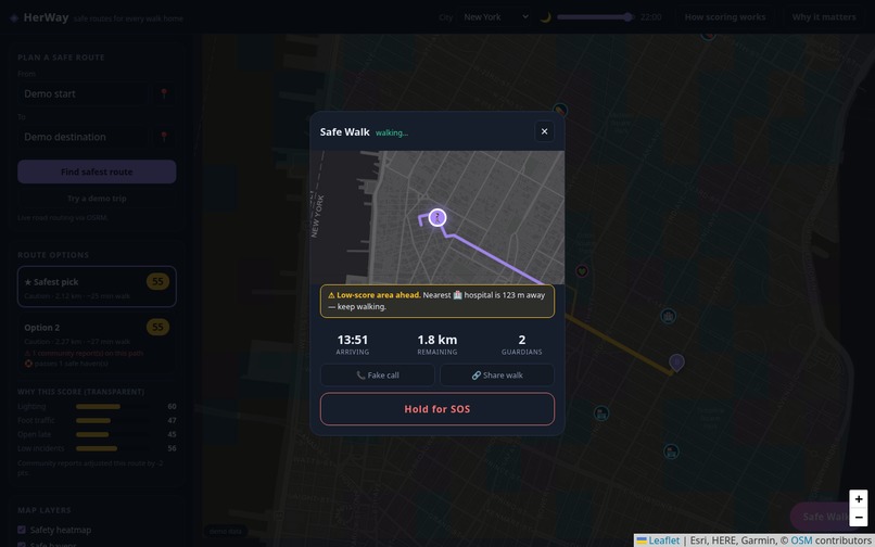 HerWay – screenshot 7