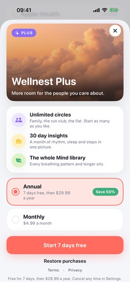 Wellnest – screenshot 2