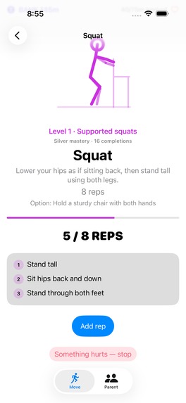 MoveToPlay:  Earn Screen Time – screenshot 1