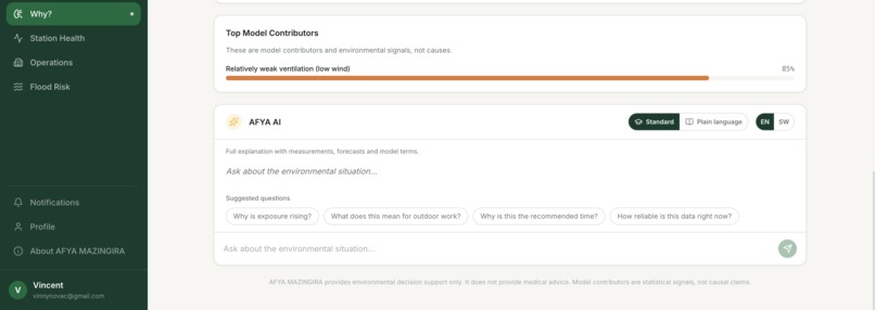 Afya Mazingira – screenshot 1