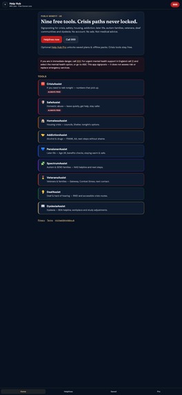 Help Hub – screenshot 1