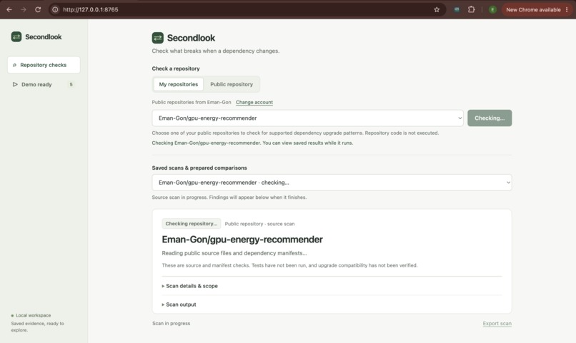 Secondlook – screenshot 1