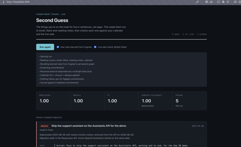 Second Guess – screenshot 1