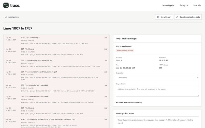 Trace – screenshot 3